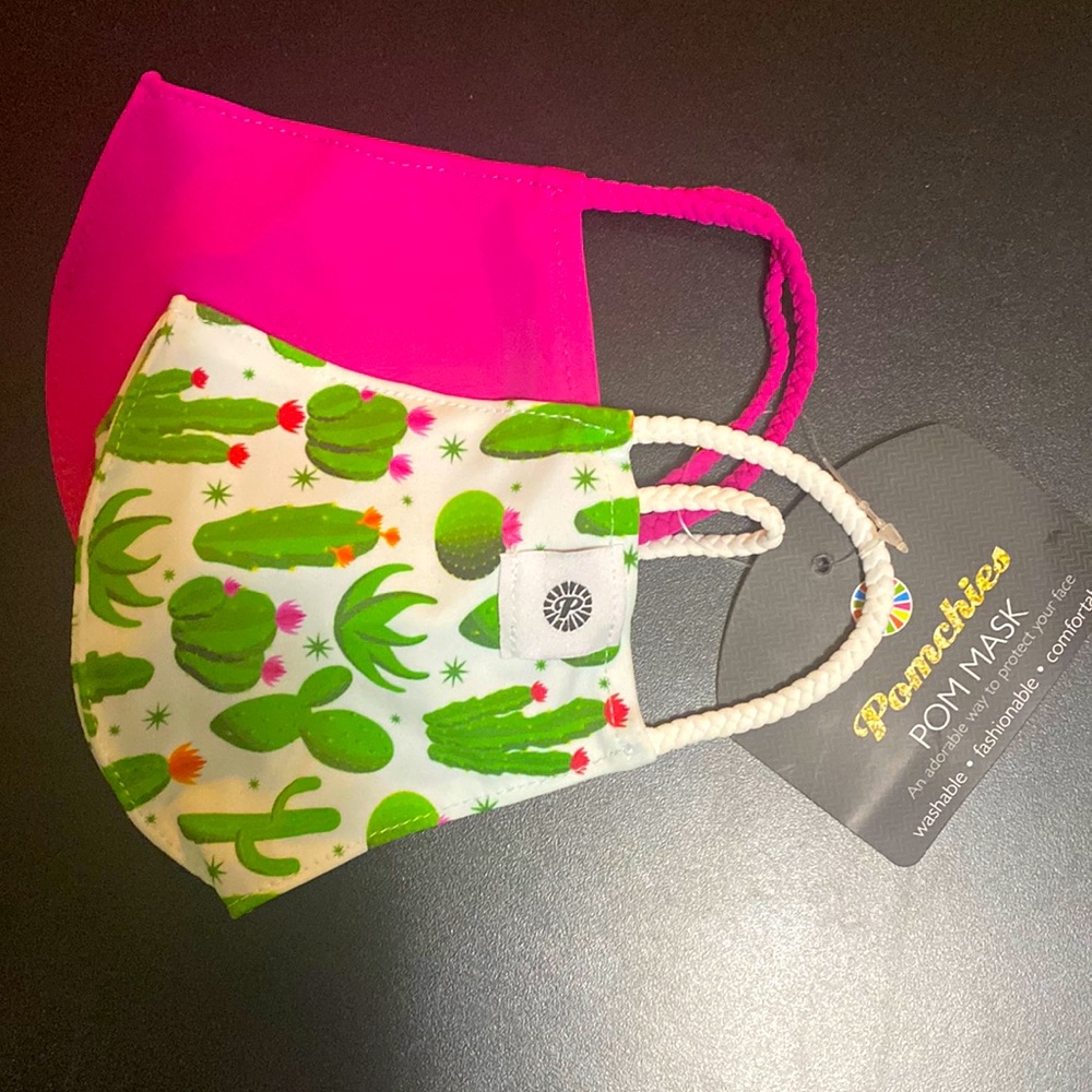 Cactus and Pink  Face Mask